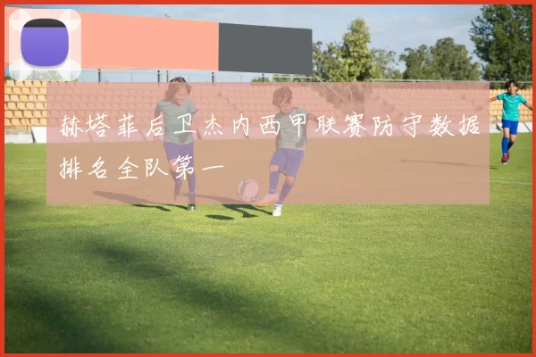 赫塔菲后卫杰内西甲联赛防守数据排名全队第一